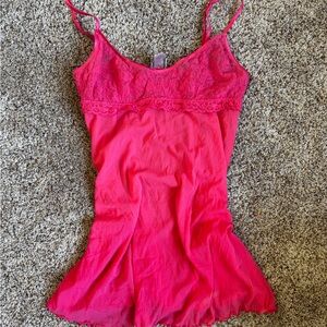 Victoria's Secret Pink Lace Detail Slip